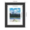 Corvino Black Narrow Wood Picture Frame, Photo Frame, Art Frame